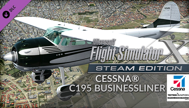 FSX Steam Edition: Cessna® C195 Businessliner Add-On Steam capsule image