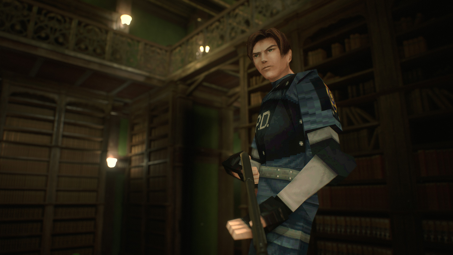 leon resident evil 2 figure