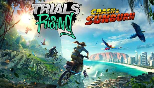 Trials® Rising - Crash & Sunburn Steam capsule image