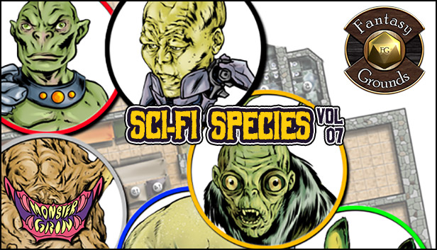 Fantasy Grounds - Sci-fi Species, Volume 7 (Token Pack) Steam capsule image