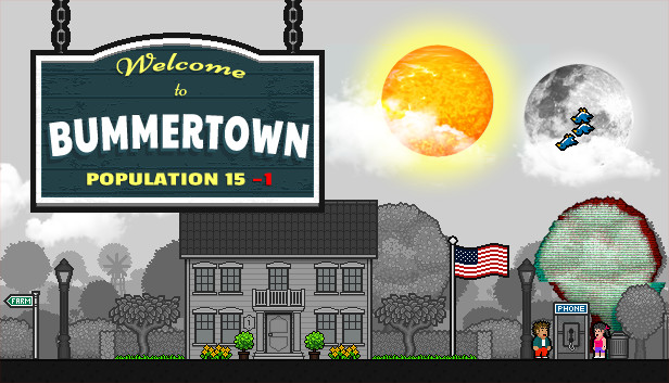Welcome to Bummertown Steam capsule image