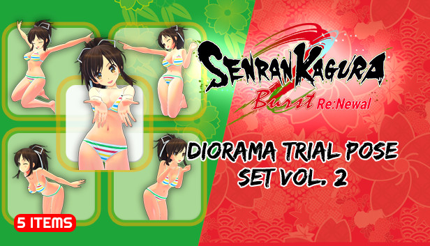 SENRAN KAGURA Burst Re:Newal - Diorama Trial Pose Set Vol. 2 Steam capsule image