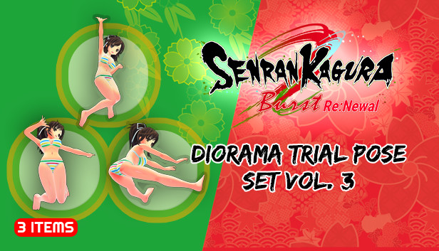 SENRAN KAGURA Burst Re:Newal - Diorama Trial Pose Set Vol. 3 Steam capsule image