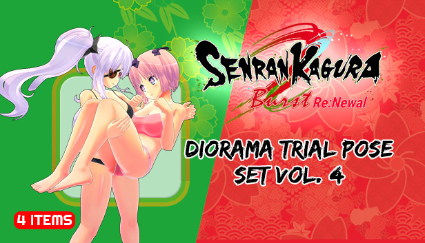 SENRAN KAGURA Burst Re:Newal - Diorama Trial Pose Set Vol. 4 Steam capsule image
