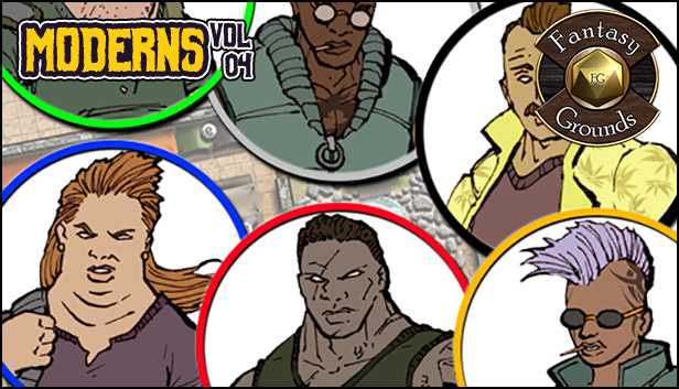 Fantasy Grounds - Moderns, Volume 4 (Token Pack) Steam capsule image