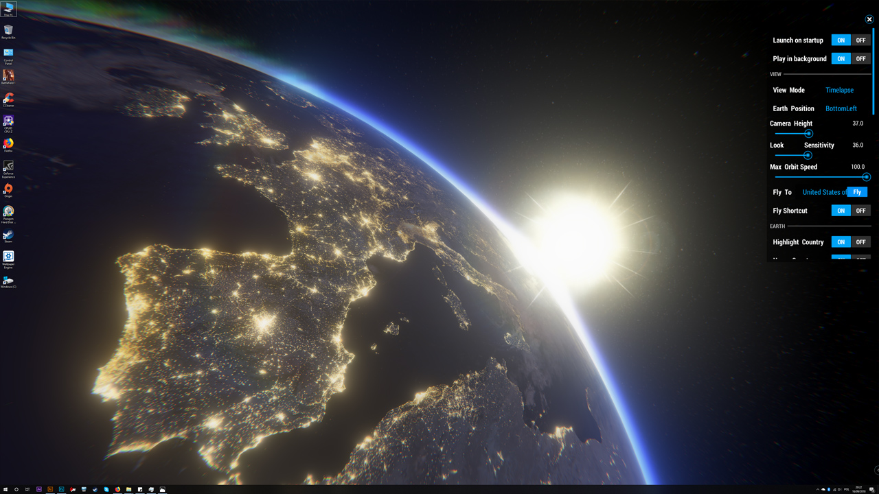 Save 30 On 3d Earth Time Lapse Pc Live Wallpaper On Steam