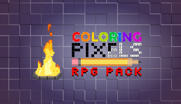 Coloring Pixels - RPG Book Steam capsule image