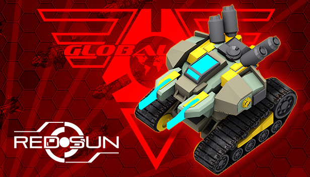 RedSun RTS Railgun bot Steam capsule image