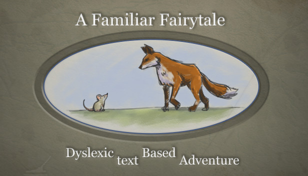 A Familiar Fairytale Dyslexic Text Based Adventure Steam capsule image
