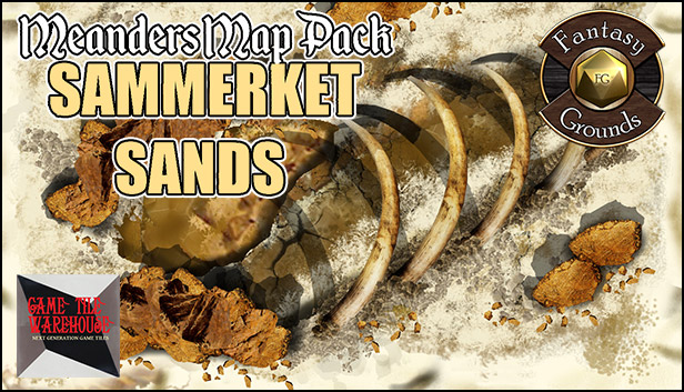 Fantasy Grounds - Meanders Map Pack: Sammerket Sands (Map Pack) Steam capsule image