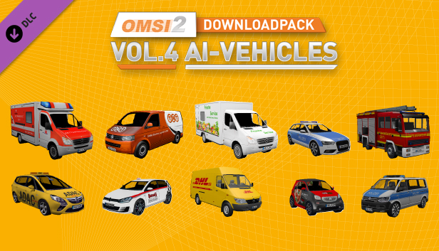 OMSI 2 Add-on Downloadpack Vol. 4 - KI-Fahrzeuge Steam capsule image
