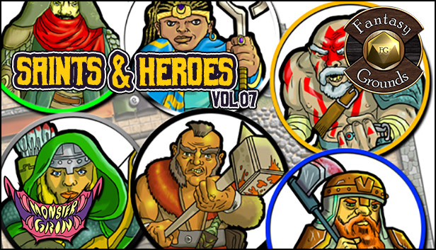 Fantasy Grounds - Saints and Heroes, Volume 7 (Token Pack) Steam capsule image