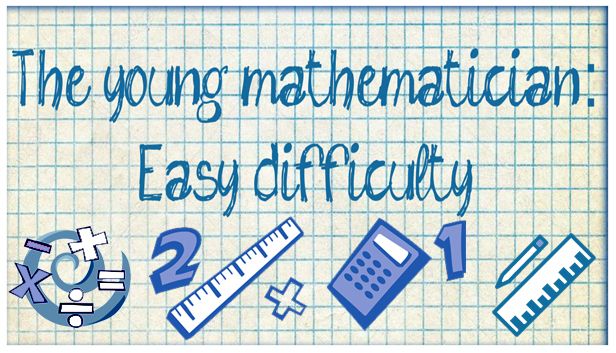 The young mathematician: Easy difficulty Steam capsule image