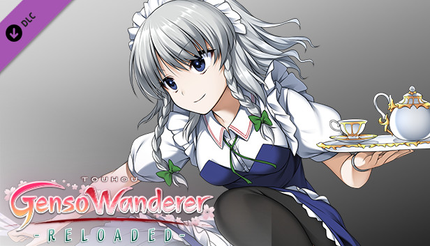 Side story & Player character "Sakuya Izayoi" / 外传剧情 & 玩家角色「十六夜咲夜」 / 外伝ストーリー & プレイヤーキャラ「十六夜咲夜」 (Touhou Genso Wanderer -Reloaded-) Steam capsule image