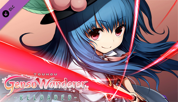 Player & Partner character "Tenshi Hinanawi" / 玩家角色+同伴「比那名居天子」 / プレイヤー & パートナーキャラ「比那名居天子」 (Touhou Genso Wanderer -Reloaded-) Steam capsule image