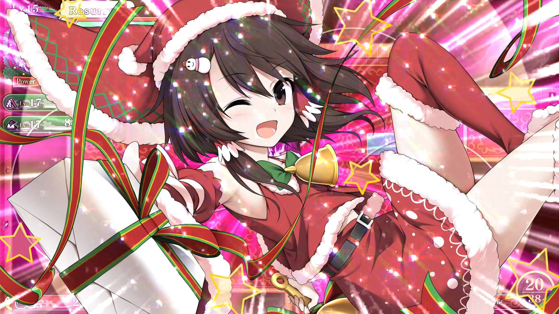 Reimu Hakurei Santa Costume 博丽灵梦 圣诞衣装 博麗霊夢 サンタクロース衣装 Touhou Genso Wanderer Reloaded Steam De