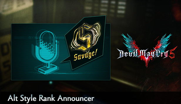 Devil May Cry 5 - Alt Style Rank Announcers Steam capsule image
