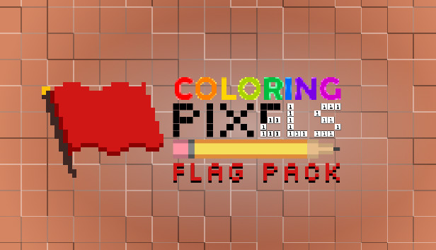 Coloring Pixels - Flag Pack Steam capsule image