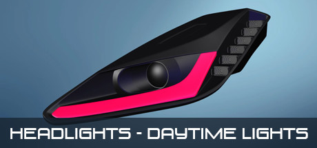 Master Car Creation in Blender: 2.33 - Headlights - Daytime Running Lights header image