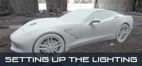Master Car Creation in Blender: 3.02 - Setting up the Lighting header image