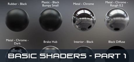 Master Car Creation in Blender: 3.03 - All Basic Shaders - Part 1 header image
