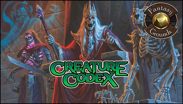 Fantasy Grounds - Creature Codex (5E) Steam capsule image