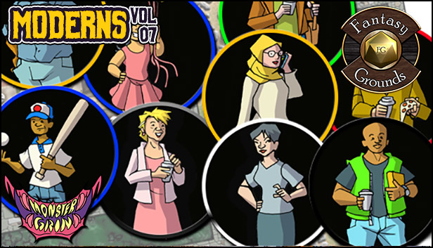 Fantasy Grounds - Moderns, Volume 7 (Token Pack) Steam capsule image