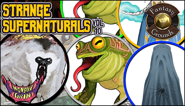 Fantasy Grounds - Strange Supernaturals, Volume 10 (Token Pack) Steam capsule image