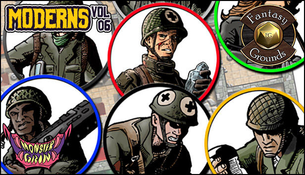 Fantasy Grounds - Moderns, Volume 6 (Token Pack) Steam capsule image