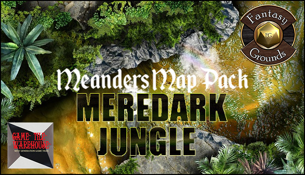 Fantasy Grounds - Meanders Map Pack: Meredark Jungle (Map Pack) Steam capsule image