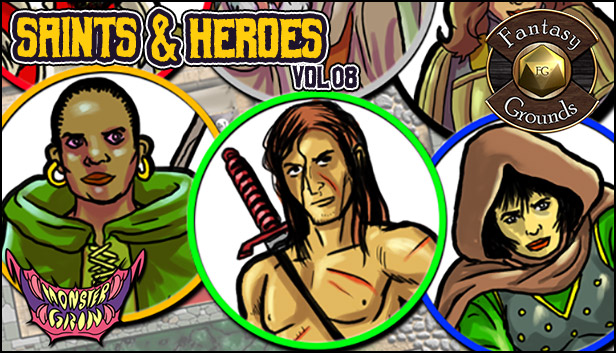 Fantasy Grounds - Saints and Heroes, Volume 8 (Token Pack) Steam capsule image