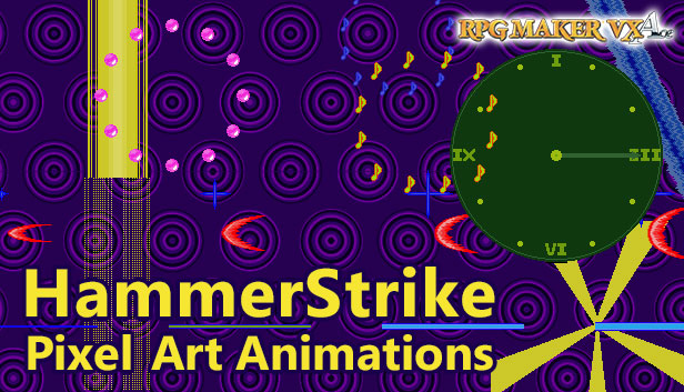 RPG Maker VX Ace - HammerStrike Pixel Art Animations Steam capsule image
