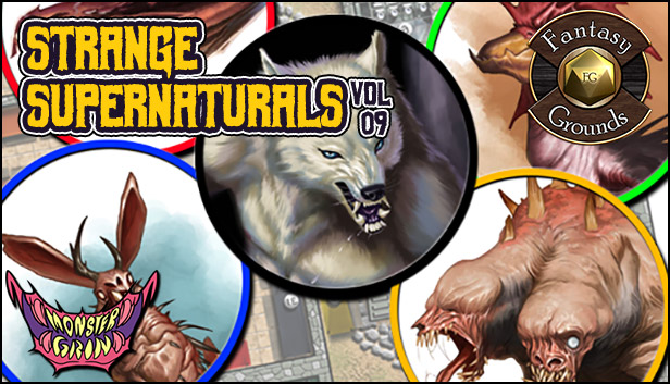 Fantasy Grounds - Strange Supernaturals, Volume 9 (Token Pack) Steam capsule image