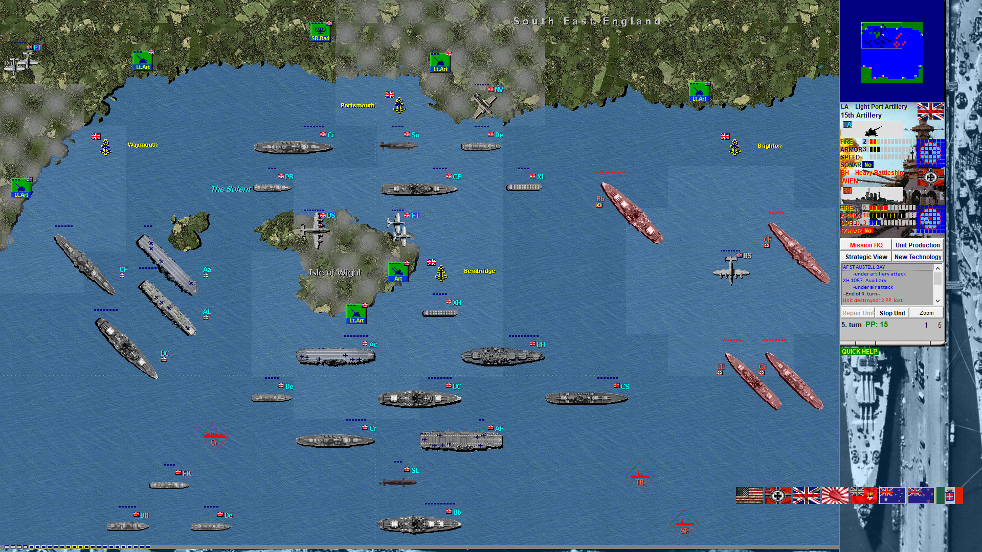 ww2 battleships games