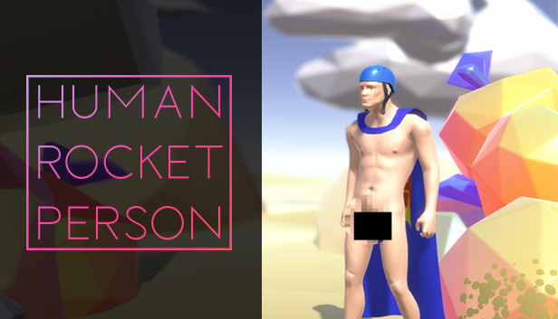 🚀 Human Rocket Person Steam capsule image