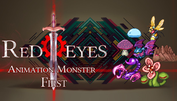 RedEyes Material Animation SV First Monster Steam capsule image