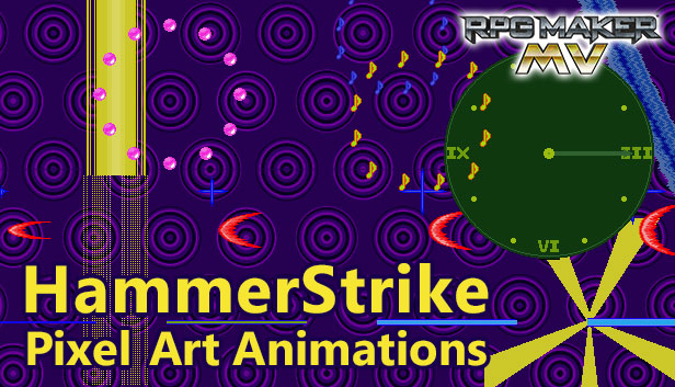 RPG Maker MV - HammerStrike Pixel Art Animations Steam capsule image