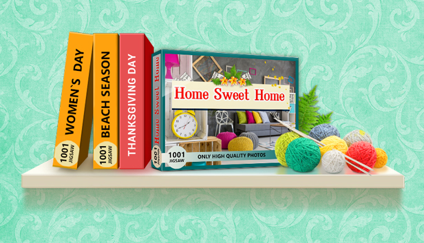 1001 Jigsaw. Home Sweet Home Steam capsule image