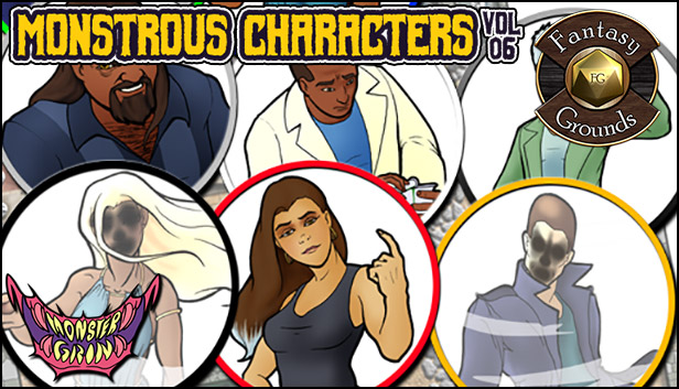 Fantasy Grounds - Monstrous Characters, Volume 6 (Token Pack) Steam capsule image