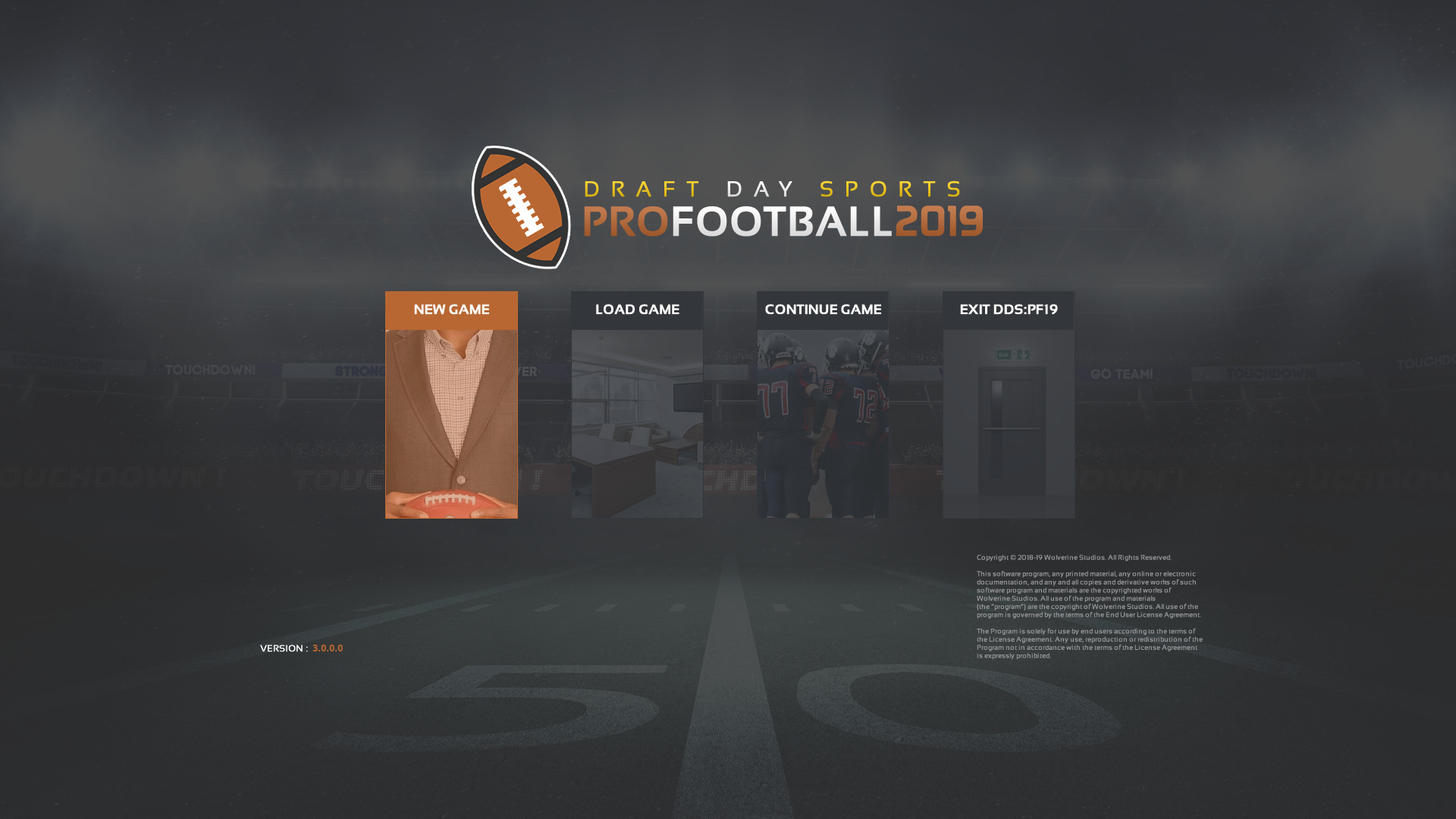 Draft Day Sports Pro Football 2019 on Steam