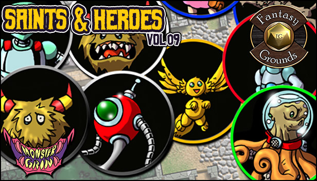 Fantasy Grounds - Saints and Heroes, Volume 9 (Token Pack) Steam capsule image