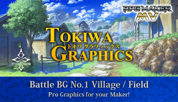 RPG Maker MV - TOKIWA GRAPHICS Battle BG No.1 Village/Field Steam capsule image