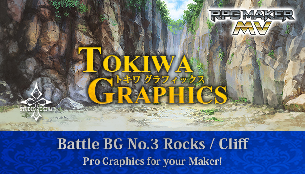 RPG Maker MV - TOKIWA GRAPHICS Battle BG No.3 Rocks/Cliff Steam capsule image