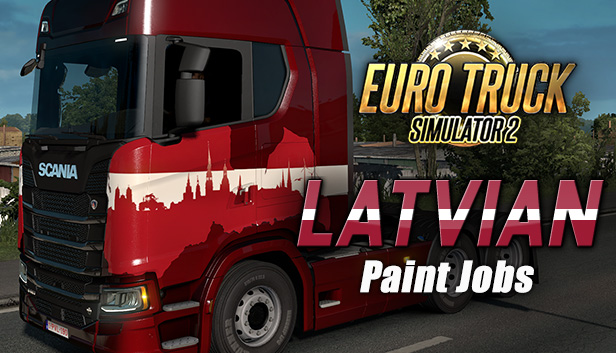 Euro Truck Simulator 2 - Latvian Paint Jobs Pack Steam capsule image