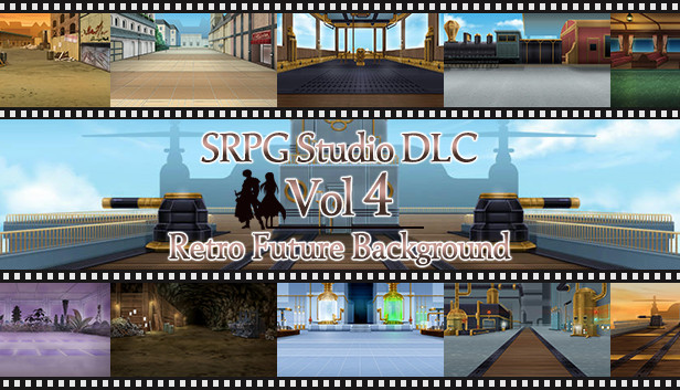 SRPG Studio Retro Future Background Steam capsule image