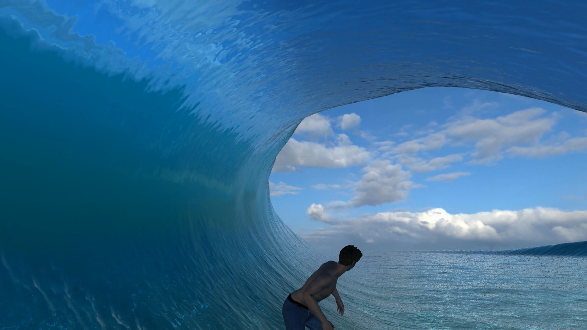 Virtual Surfing on Steam
