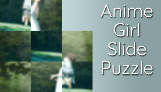 Anime Girl Slide Puzzle Steam capsule image