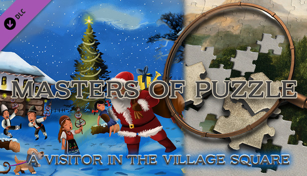 Masters of Puzzle - Christmas Edition: A Visitor in the Village Square Steam capsule image