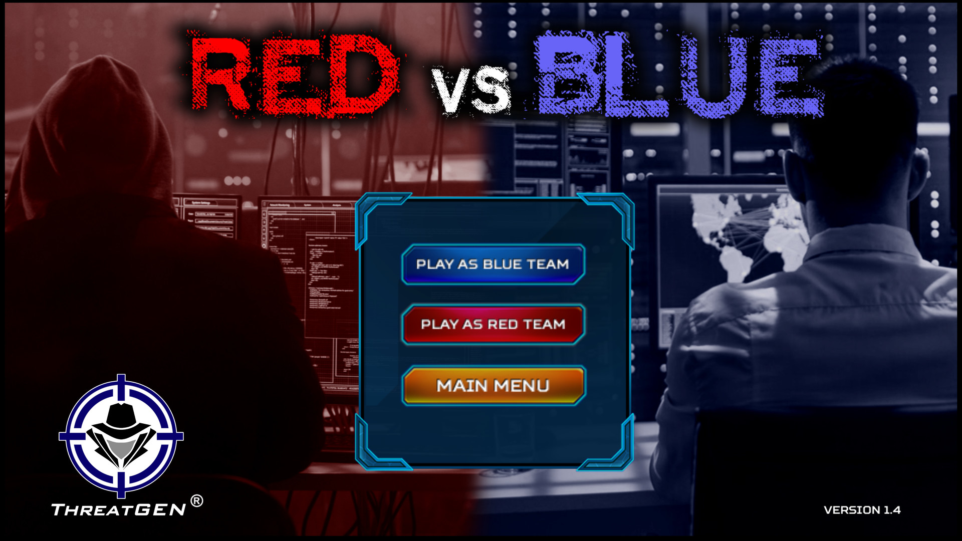 ThreatGEN: Red vs. Blue on Steam