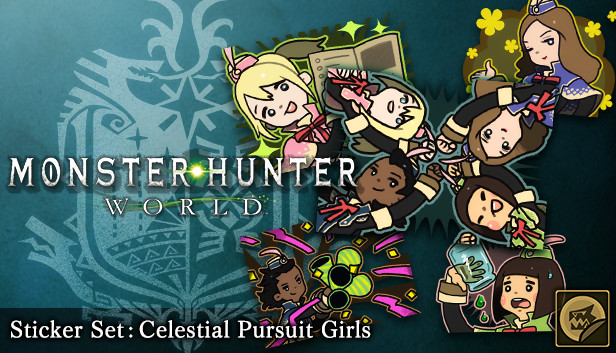 Monster Hunter: World - Sticker Set: Celestial Pursuit Girls Steam capsule image